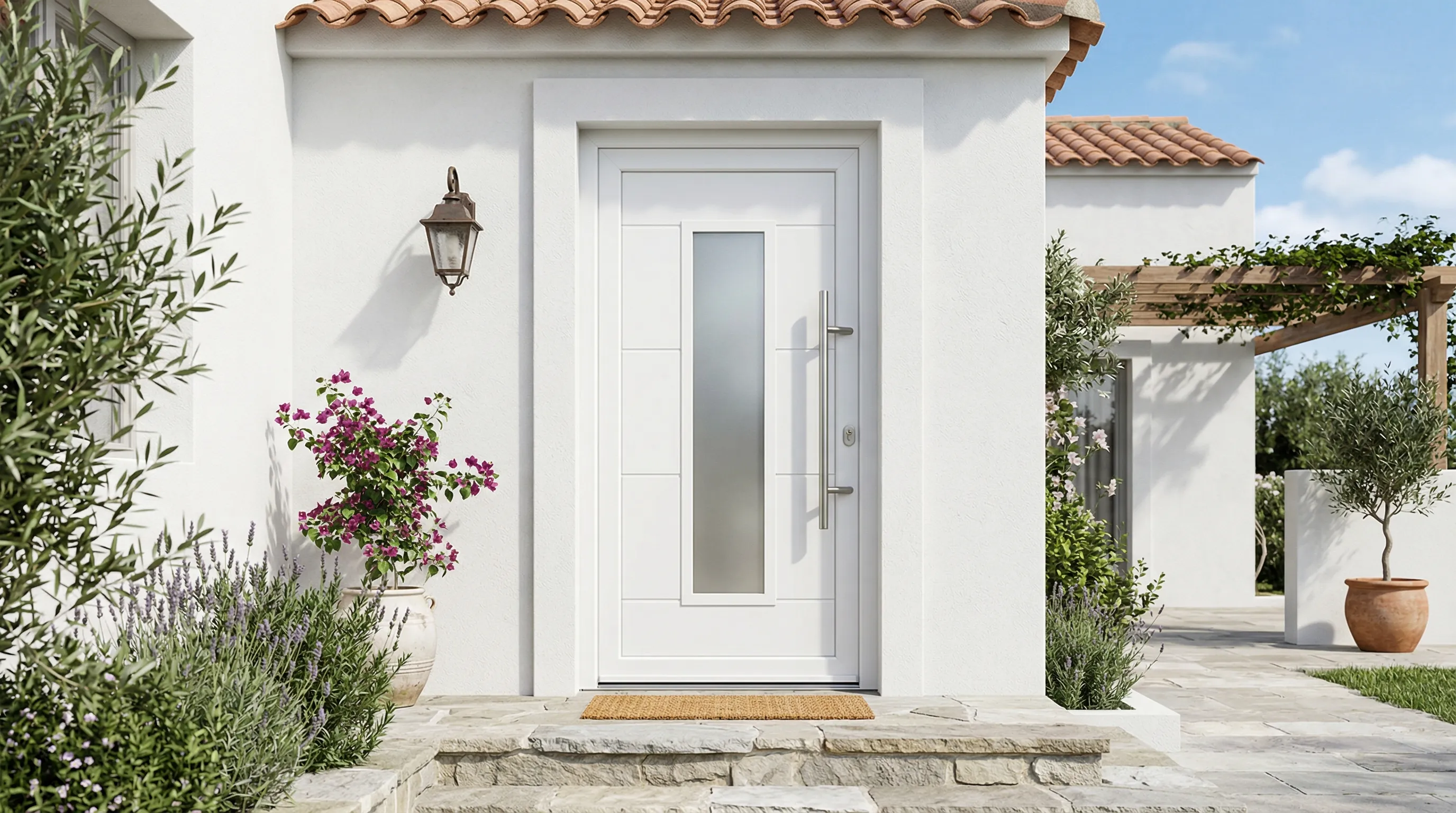 Porta de entrada PVC