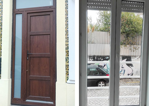 Venda, instalação e reparação de portas em PVC em Gaia
